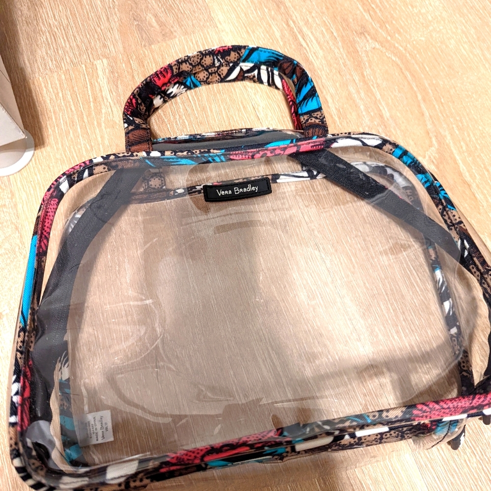 Original Vera Bradley clear toiletries bag